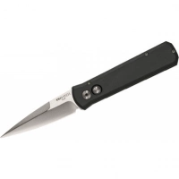 Автоматический складной нож Godson™ Solid Black Handle, Satin Blade купить в Хабаровске