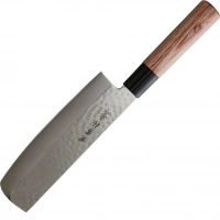 Нож кухонный для овощей Накири Kanetsune, сталь DSR1K6, рукоять pakka wood купить в Хабаровске