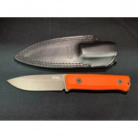 Нож LionSteel Bushcraft-R, сталь Sleipner, рукоять G10, оранжевый купить в Хабаровске