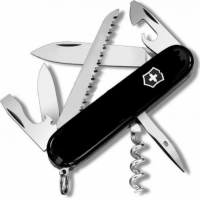 Нож перочинный Victorinox Camper 91 мм, 13 функций, черный купить в Хабаровске
