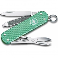 Нож перочинный Victorinox Classic Alox SD Colors, Minty Mint (0.6221.221G) мятный, 58 мм 7 функций купить в Хабаровске