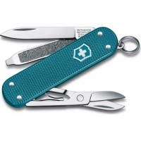 Нож перочинный Victorinox Classic Alox SD Colors, Wild Jungle (0.6221.242G) бирюзовый, 58 мм 7 функций купить в Хабаровске