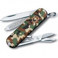 Нож перочинный Victorinox Classic, сталь X55CrMo14, рукоять Cellidor®, камуфляж купить в Хабаровске