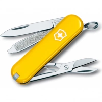 Нож перочинный Victorinox Classic, сталь X55CrMo14, рукоять Cellidor®, желтый купить в Хабаровске