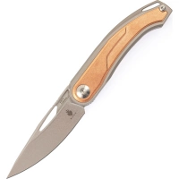 Складной нож Kizer Apus, сталь CPM S35VN, рукоять титан/ Bronze Carbon купить в Хабаровске