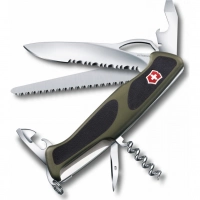 Складной нож Victorinox, сталь X55CrMo14, рукоять полиамид, черно-зеленый купить в Хабаровске