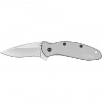 Складной полуавтоматический нож KERSHAW SCALLION, сталь 420HC, рукоять Stainless Steel купить в Хабаровске