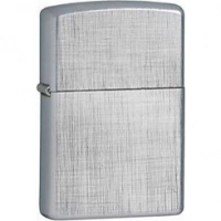 Зажигалка ZIPPO Linen Weave с покрытием Brushed Chrome, латунь/сталь, серебристая, матовая, 36x12x56 мм купить в Хабаровске