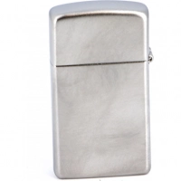 Зажигалка ZIPPO Slim® с покрытием Satin Chrome™, латунь/сталь, серебристая, матовая, 30х10×55 мм купить в Хабаровске