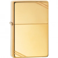 Зажигалка ZIPPO Vintage™ с покрытием High Polish Brass купить в Хабаровске